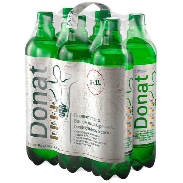 Donat Mg 1L 6 pack natural mineral water high magnesium content